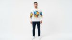 Paint Splatter White Sweatshirt