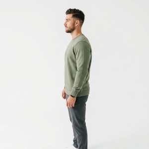 Sage Green Leaf Sweatshirt