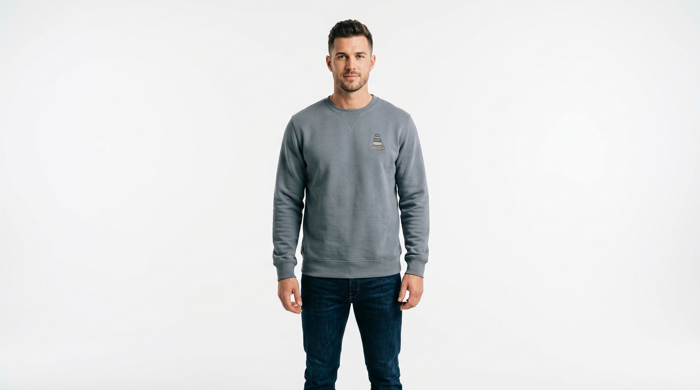 Balanced Stone Cairn Sweatshirt Balanced Stone Cairn Sweatshirt