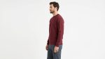 Maroon Letterman Varsity Sweatshirt