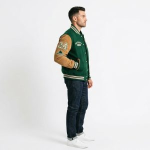 Forest Green Varsity Jacket