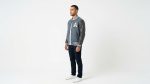 Geometric Varsity Letterman Jacket
