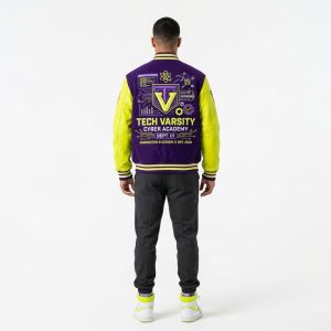 Cyberpunk Varsity Letterman Jacket