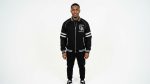 Black Urban Front Varsity Bomber Jacket