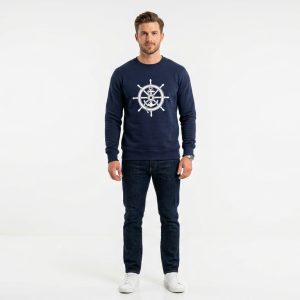 Nautical Navy Crewneck Sweatshirt