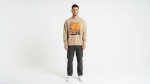 Retro Sunburst Beige Sweatshirt