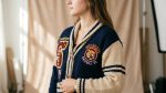 Baseball Varsity Cardigan Sweater