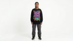 Urban Vibes Black Sweatshirt