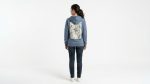 Women's Slate Blue Mountain Hoodie
