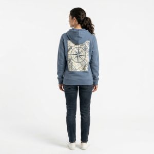 Women's Slate Blue Mountain Hoodie