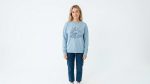 Ocean Wave Light Blue Sweatshirt