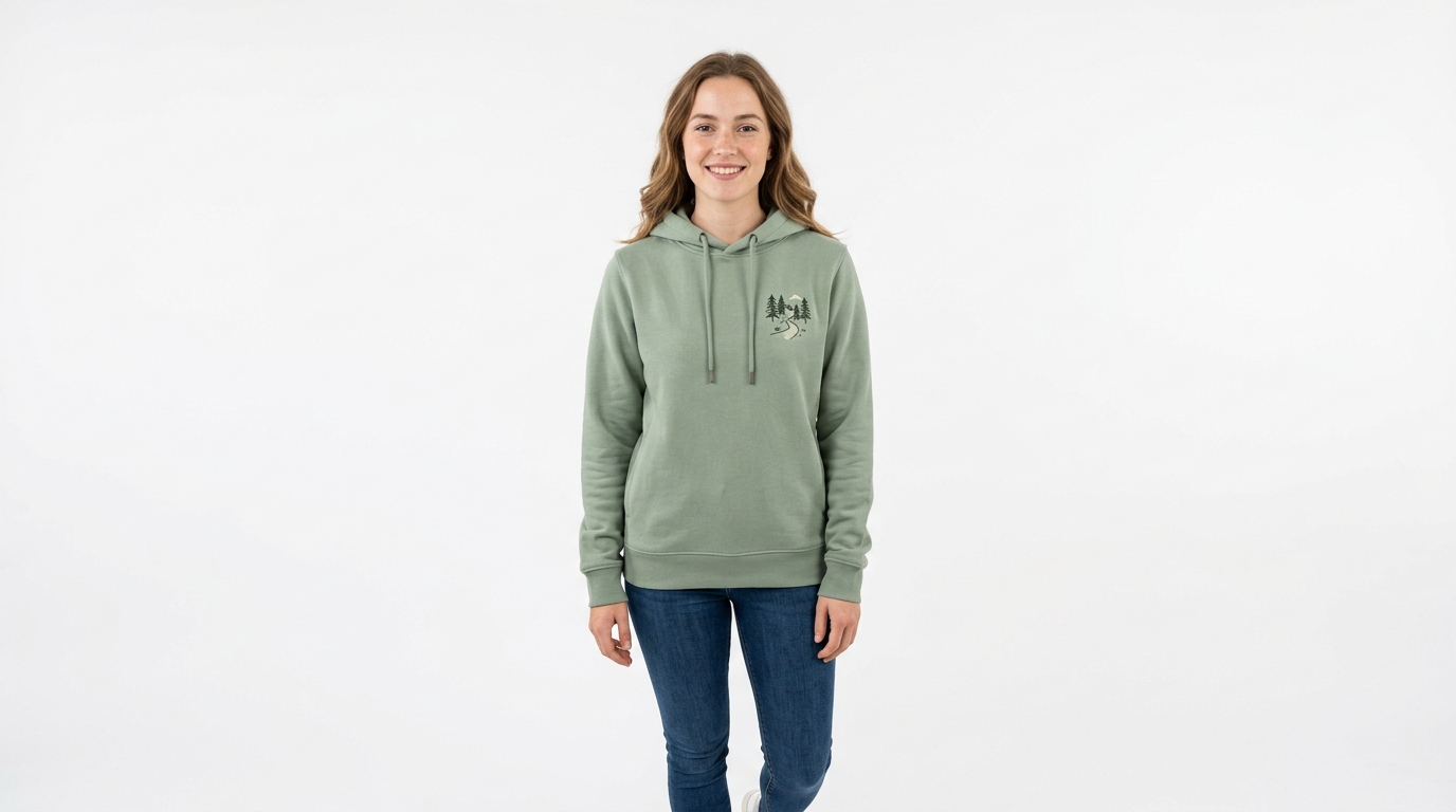 Women's Sage Green Nature Hoodie Women's Sage Green Nature Hoodie