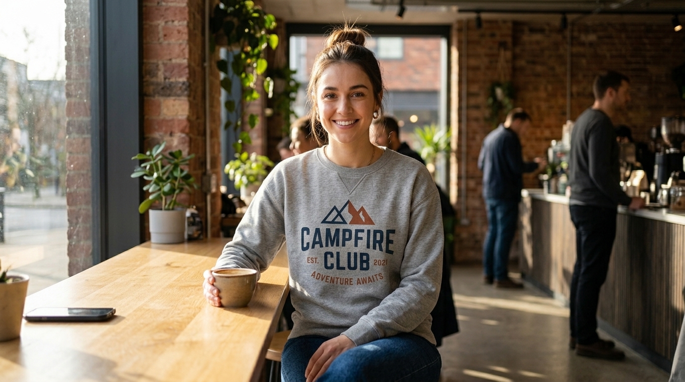 Campfire Club Grey Sweatshirt Campfire Club Grey Sweatshirt
