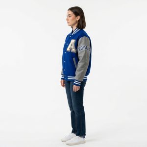 Royal Blue Varsity Letterman Jacket