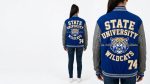 Royal Back Blue Varsity Letterman Jacket