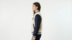 Floral Embroidered Varsity Jacket