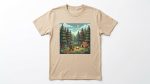Pixel Art Camping T-Shirt