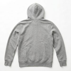 Classic Heather Grey Full-Zip Hoodie